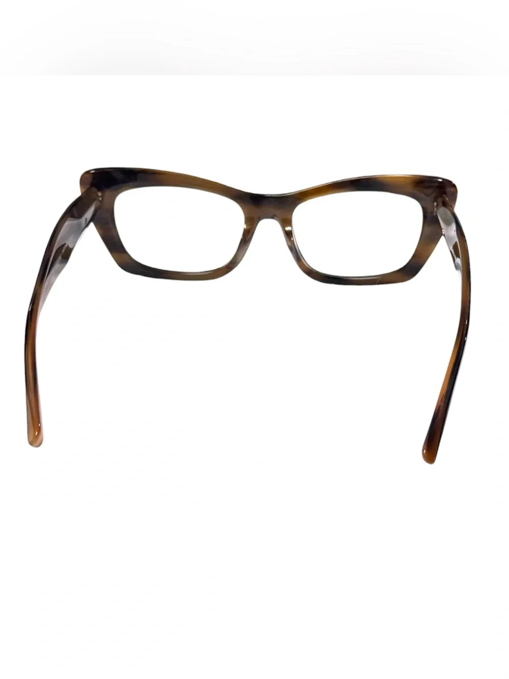 Alain Mikli Turquoise Mikli & Havana Sarette Butterfly Eyeglasses Made in Italy